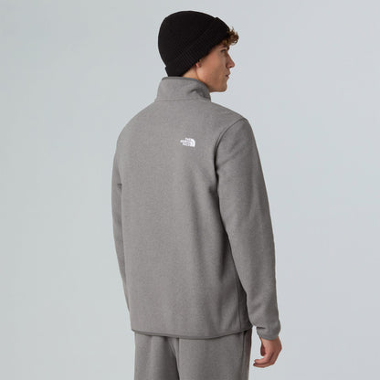 The North Face Glacier Fermuarlı Erkek Gri Polar Ceket