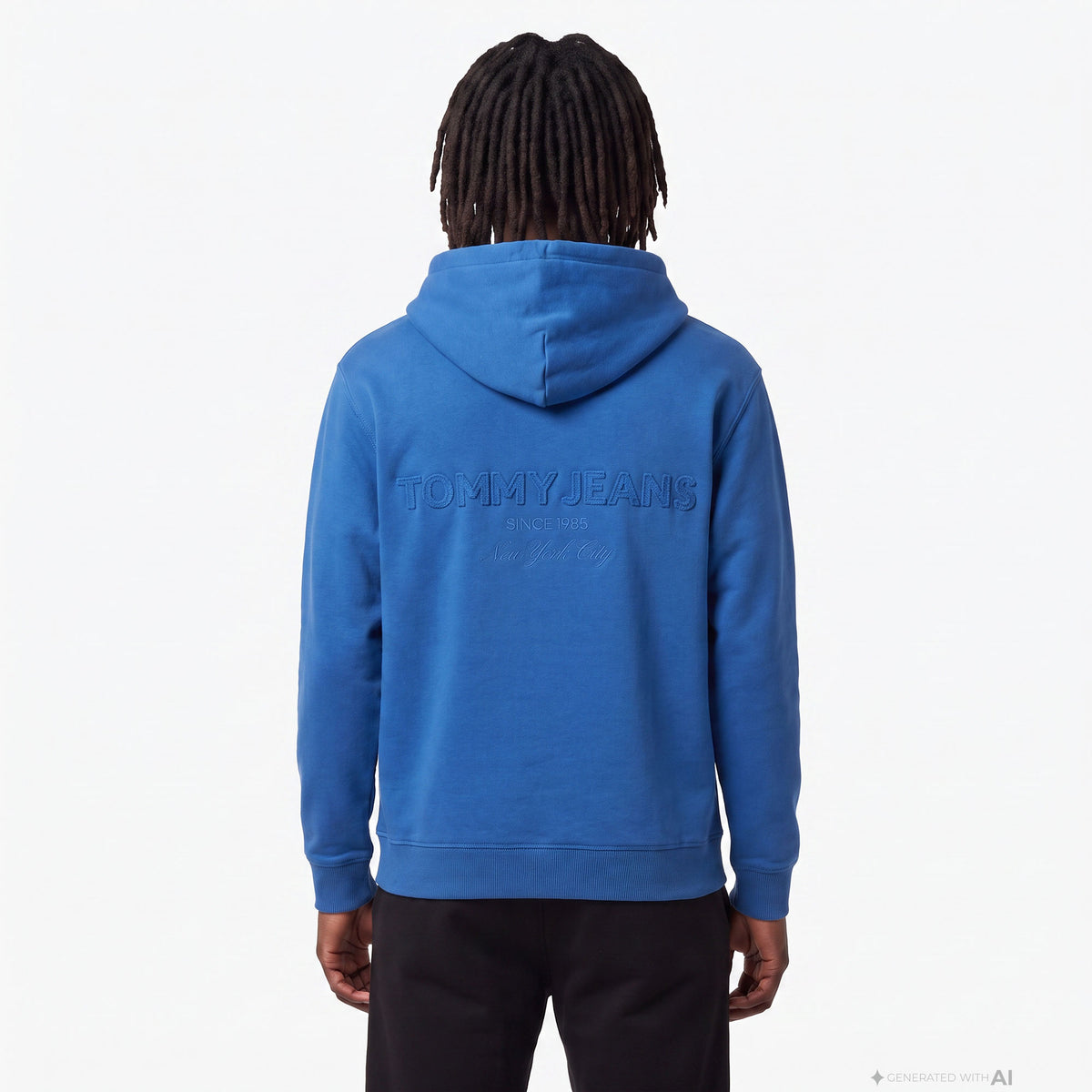 Tommy Hilfiger Reg New Classics Erkek Mavi Sweatshirt