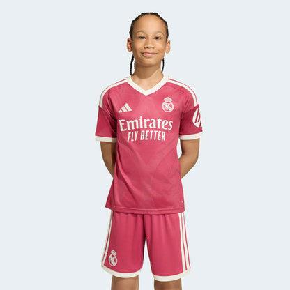 Adidas Real 3 Jsy Y Çocuk Pembe Forma