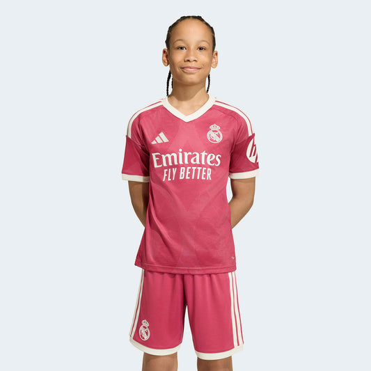 Adidas Real 3 Jsy Y Çocuk Pembe Forma