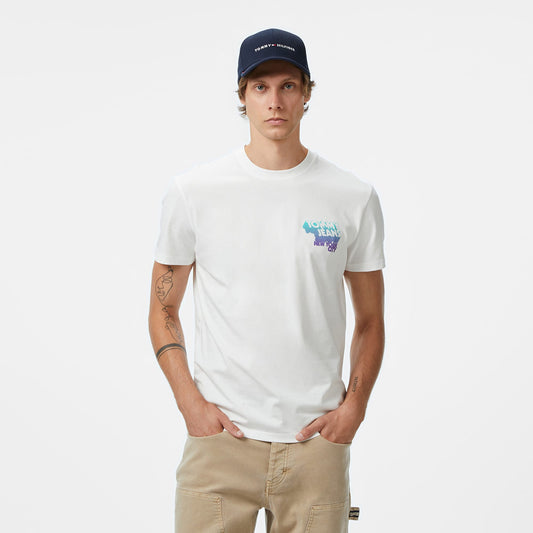 Tommy Jeans Pamuklu Regular Fit Erkek Beyaz T-shirt