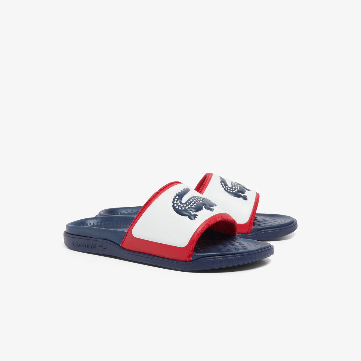 Lacoste Serve Slide Dual Erkek Lacivert Terlik