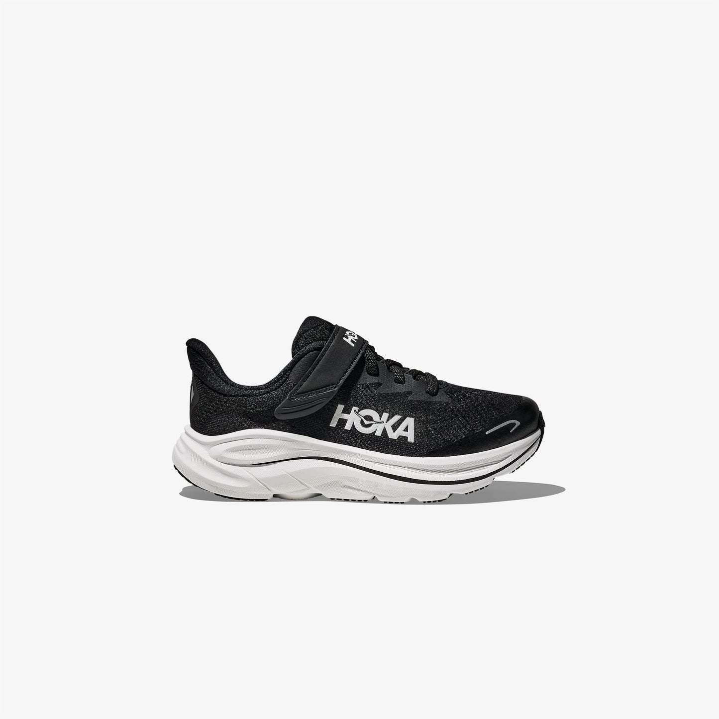 Hoka Clifton 10 Çocuk Siyah Koşu Ayakkabısı