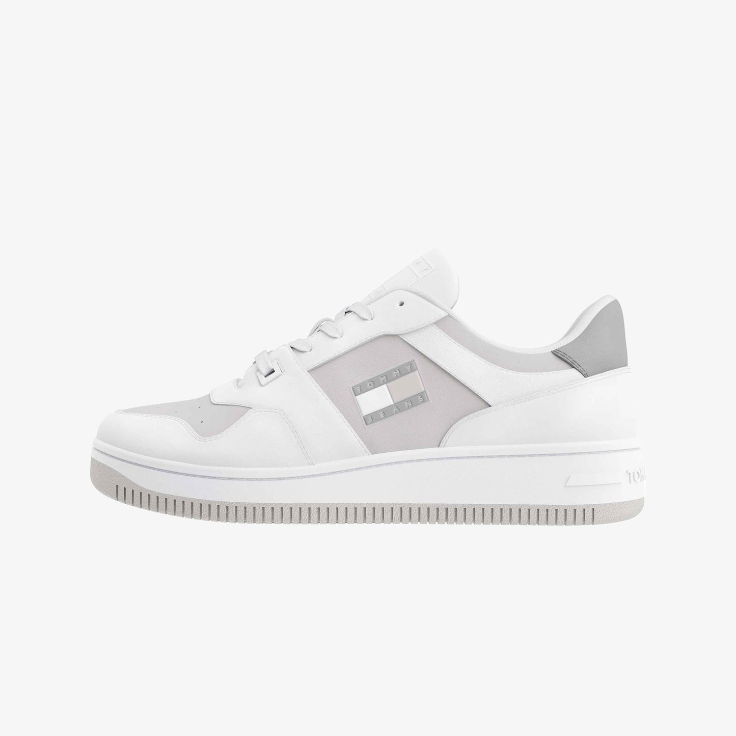 Tommy Jeans Retro Basket Tonal Kadın Gri Spor Ayakkabı