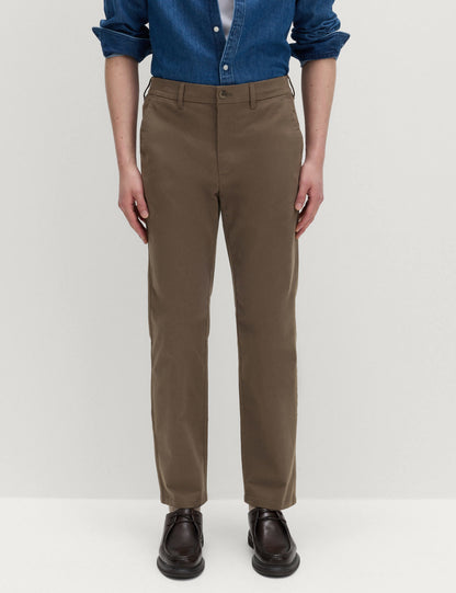 Regular Fit Lastikli Bel Chino