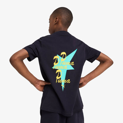 Puma Road To Unity Graphic Çocuk Lacivert T-shirt