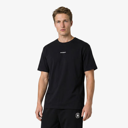 Converse Grafik Baskılı Erkek Siyah T-shirt