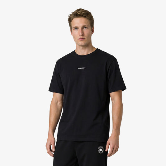 Converse Grafik Baskılı Erkek Siyah T-shirt