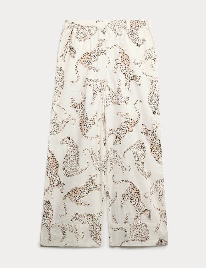 Pure Cotton Hayvan Desenli Pijama Altı