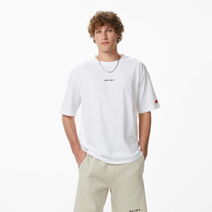 United4 Regular Fit Erkek Beyaz T-shirt