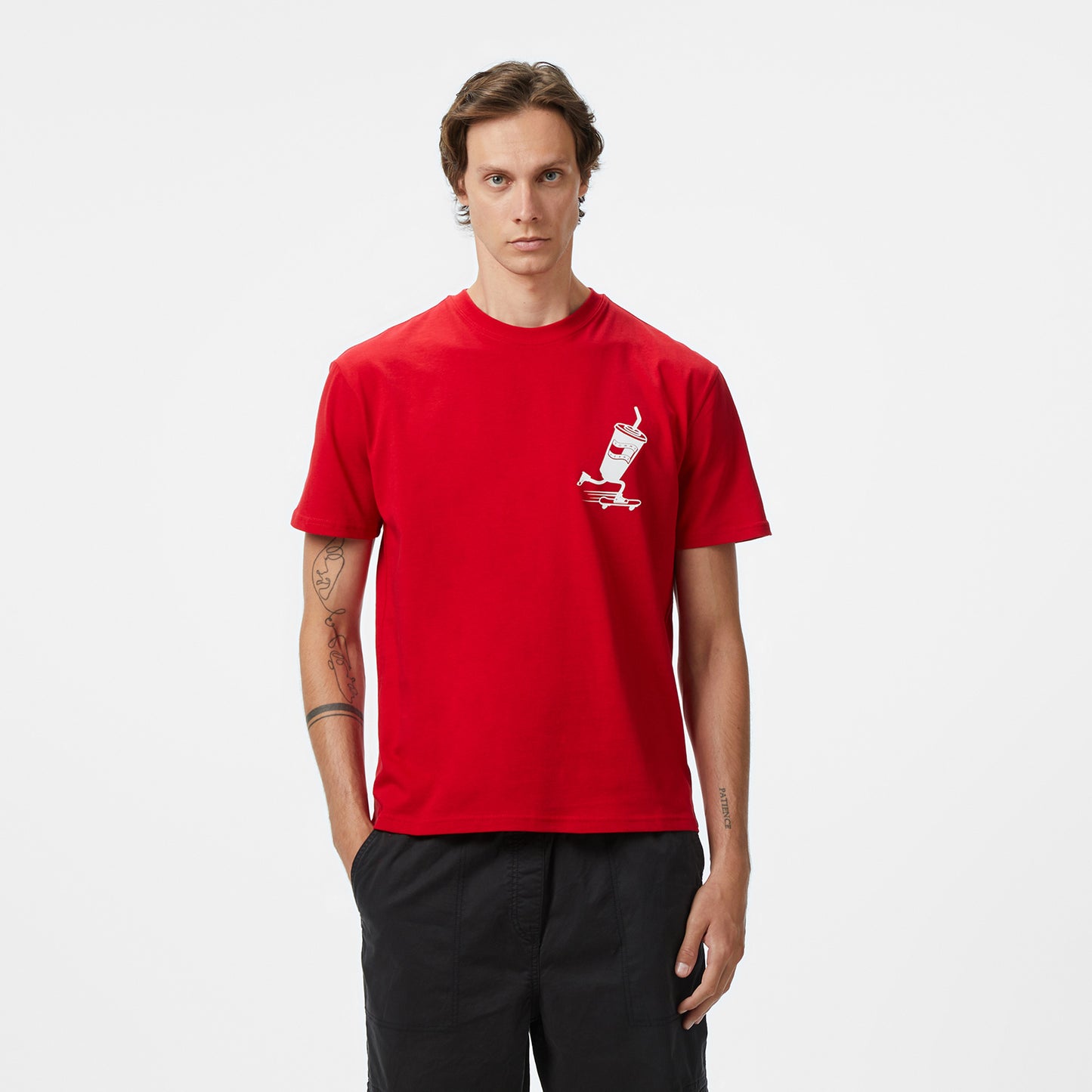 Tommy Hilfiger Back Logo Erkek Kırmızı T-shirt