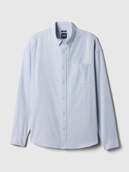 Mavi Gap Logo Oversize Oxford Gömlek
