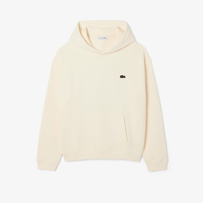 Lacoste Erkek Loose Fit Kapüşonlu Baskılı Sarı Sweatshirt