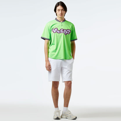 Huf Halftime Henley S/s Jersey Erkek Yeşil Gömlek