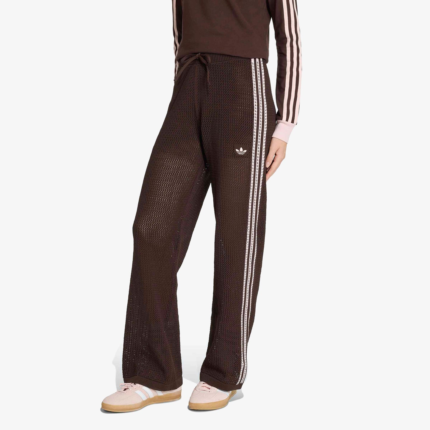 Adidas Crochet Tp Kadın Kahverengi Eşofman Altı