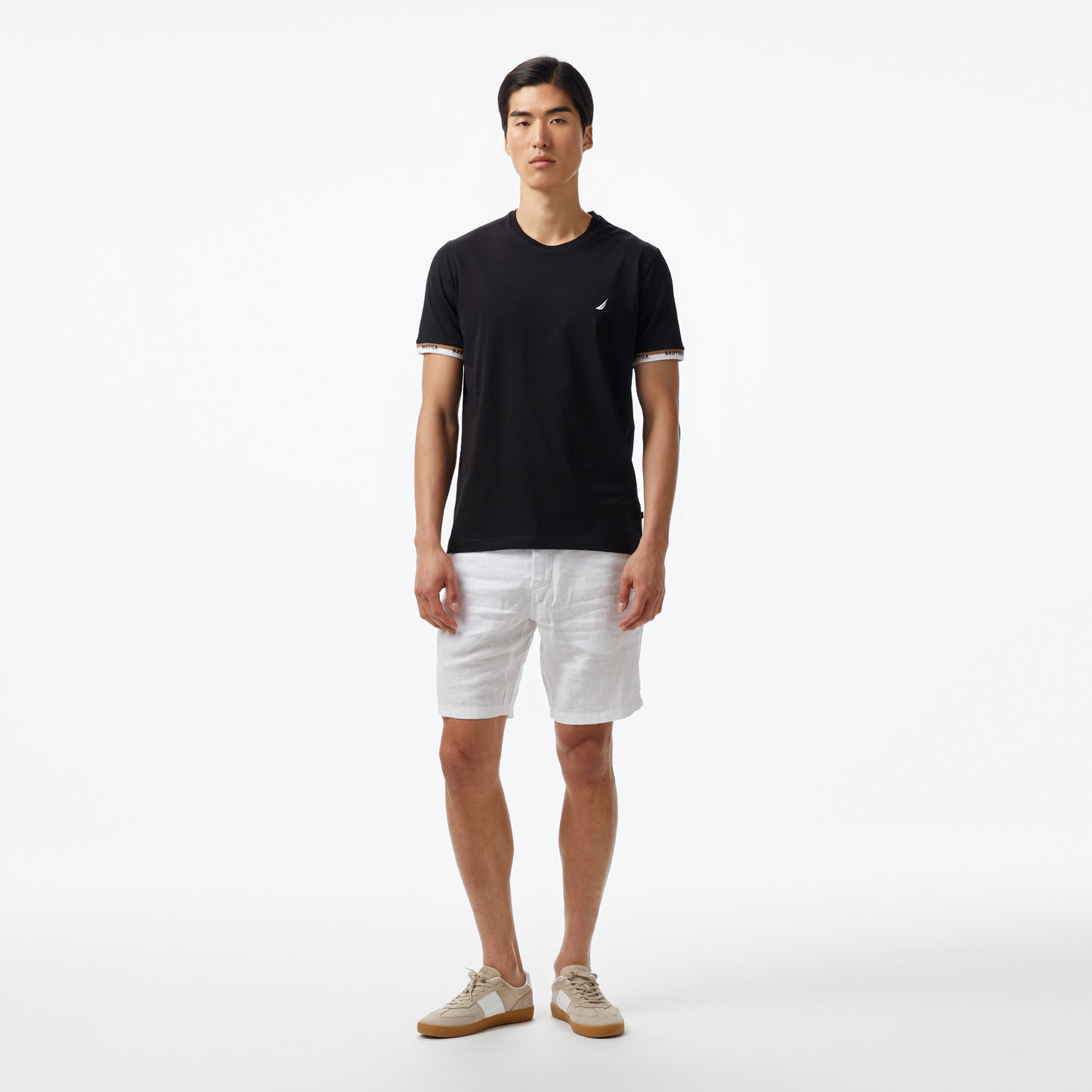 Nautica Erkek Siyah Regular Fit T-shirt