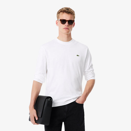 Lacoste Classic Fit Erkek Beyaz T-shirt