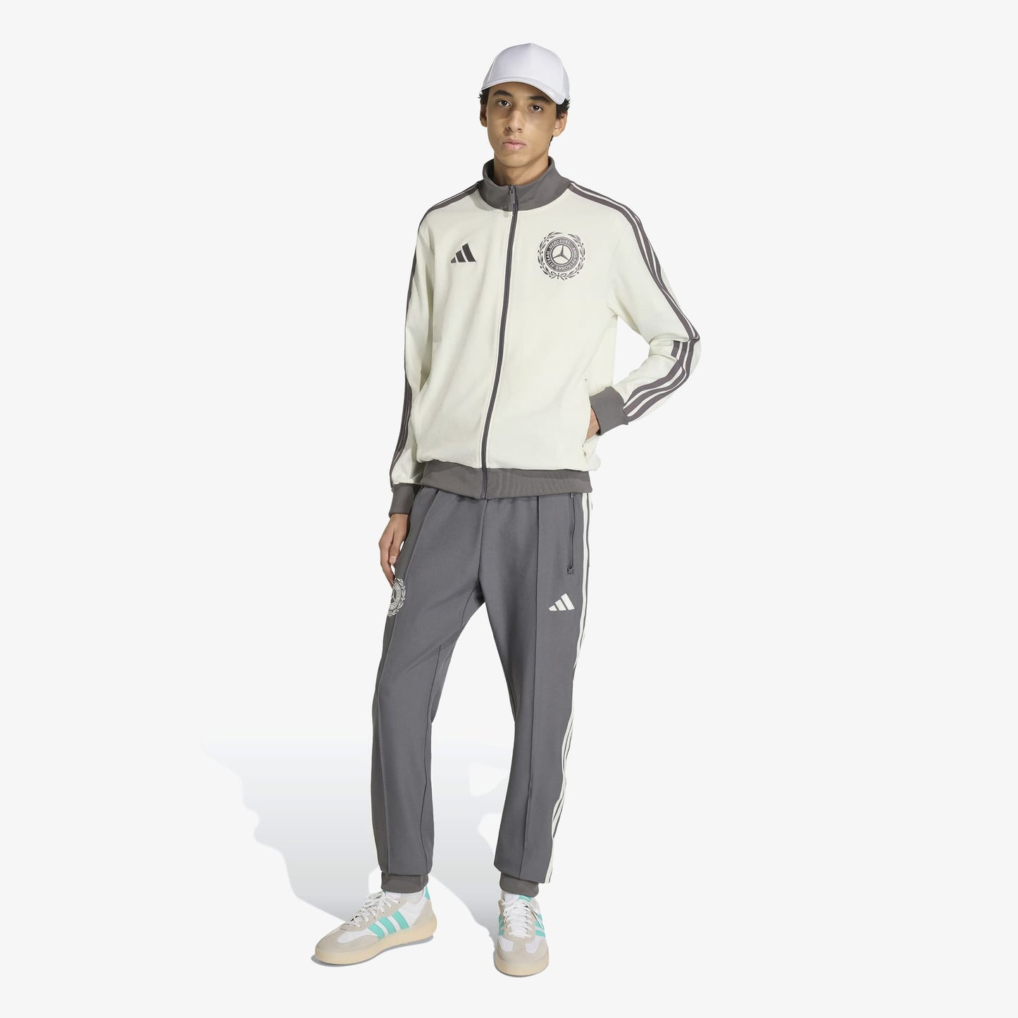 Adidas Mercedes Amg Petronnas Erkek Beyaz Ceket
