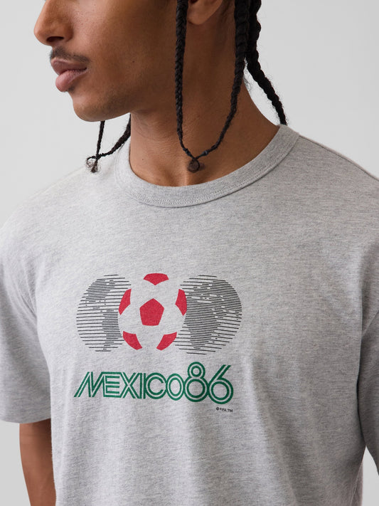 Gri Fifa World Cup™ Klasikleri Relaxed Grafik T-shirt