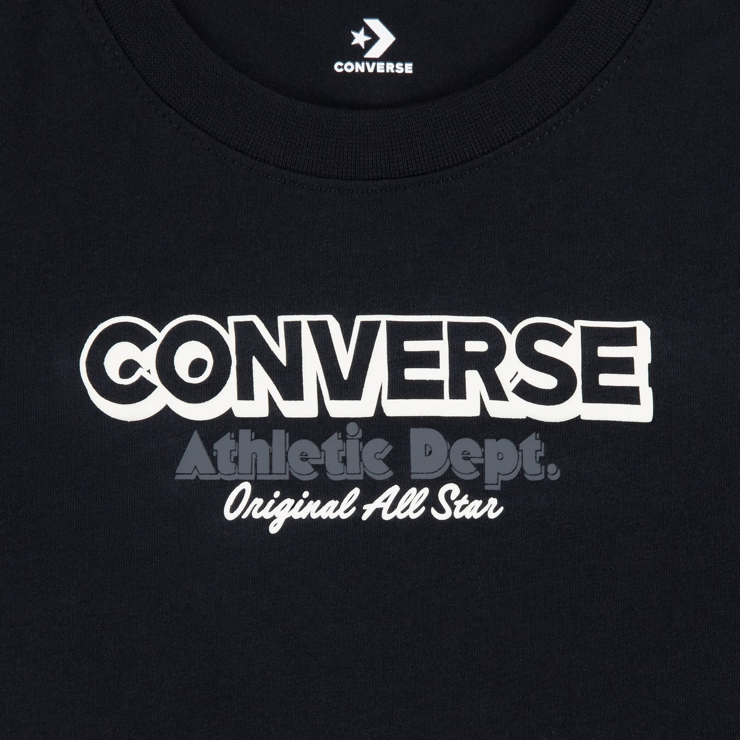Converse Çocuk Siyah T-shirt
