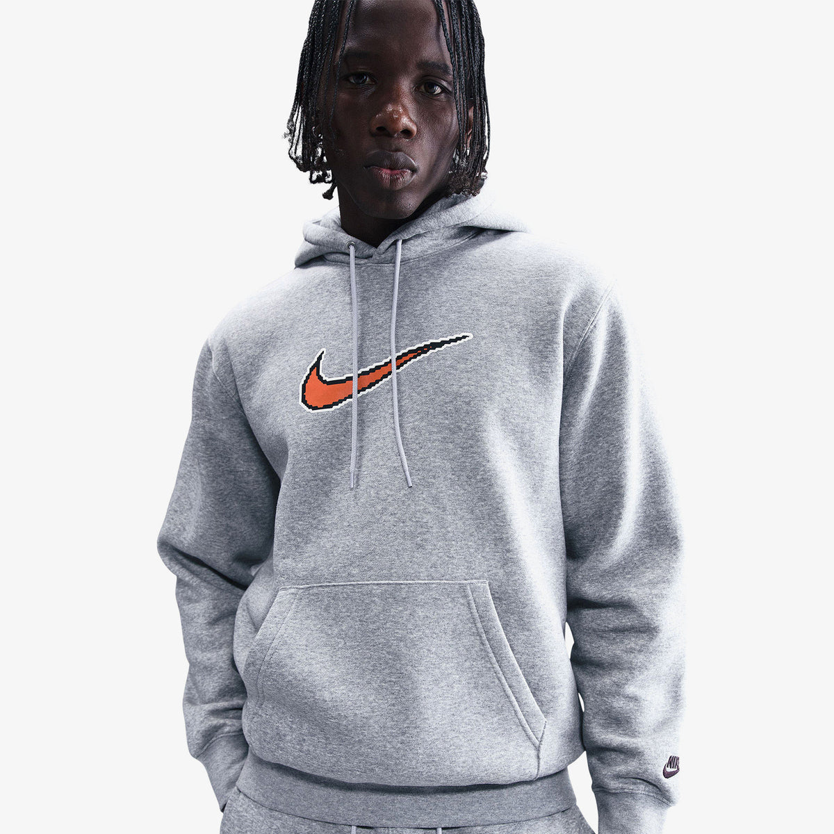 Nike Club Erkek Gri Sweatshirt