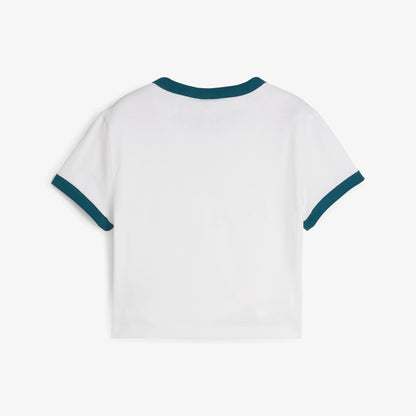 Puma Downtown Graphic Baby Kadın Beyaz T-shirt