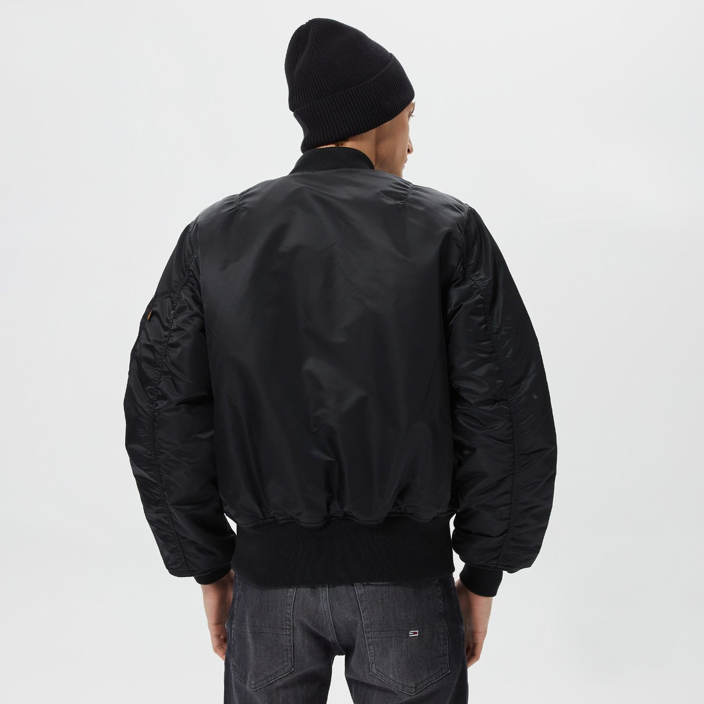Alpha Industries Ma-1 Flight Erkek Siyah Ceket