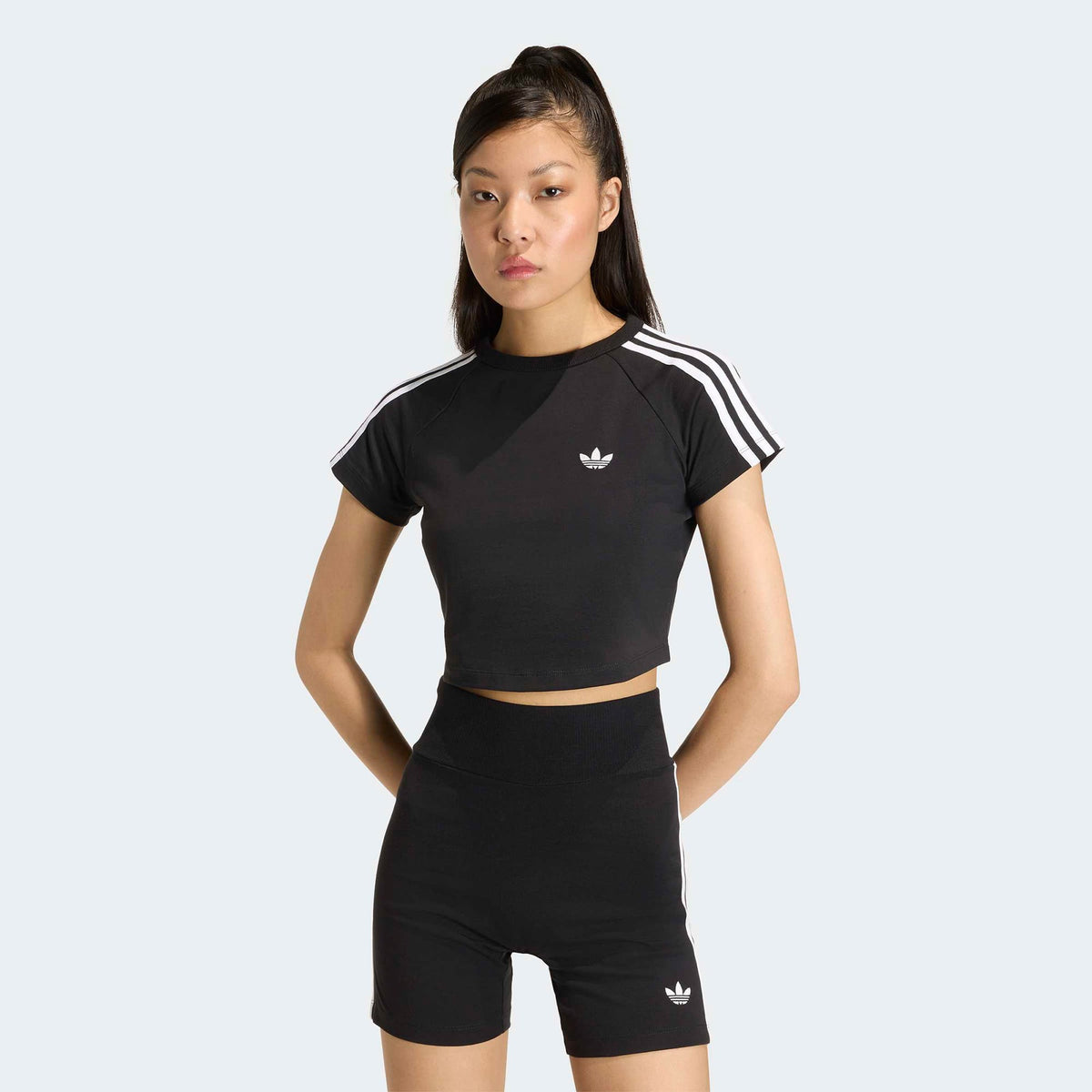 Adidas Superstar Track Baby Kadın Siyah T-shirt