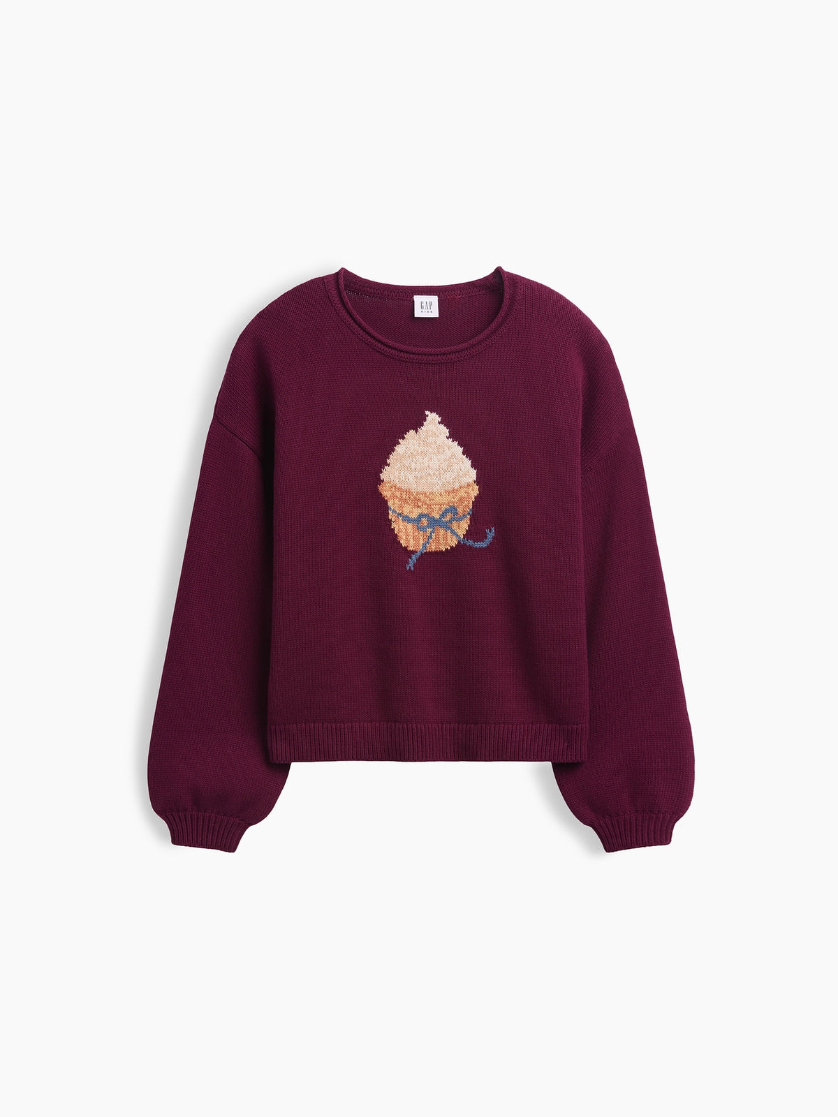 Mor %100 Pamuk Oversized Rollneck Kazak