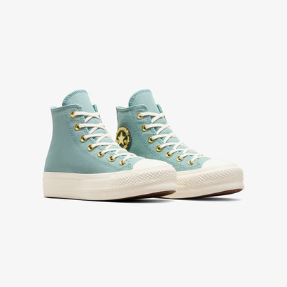 Converse Chuck Taylor All Star Lift Unisex Mavi Platform Sneaker