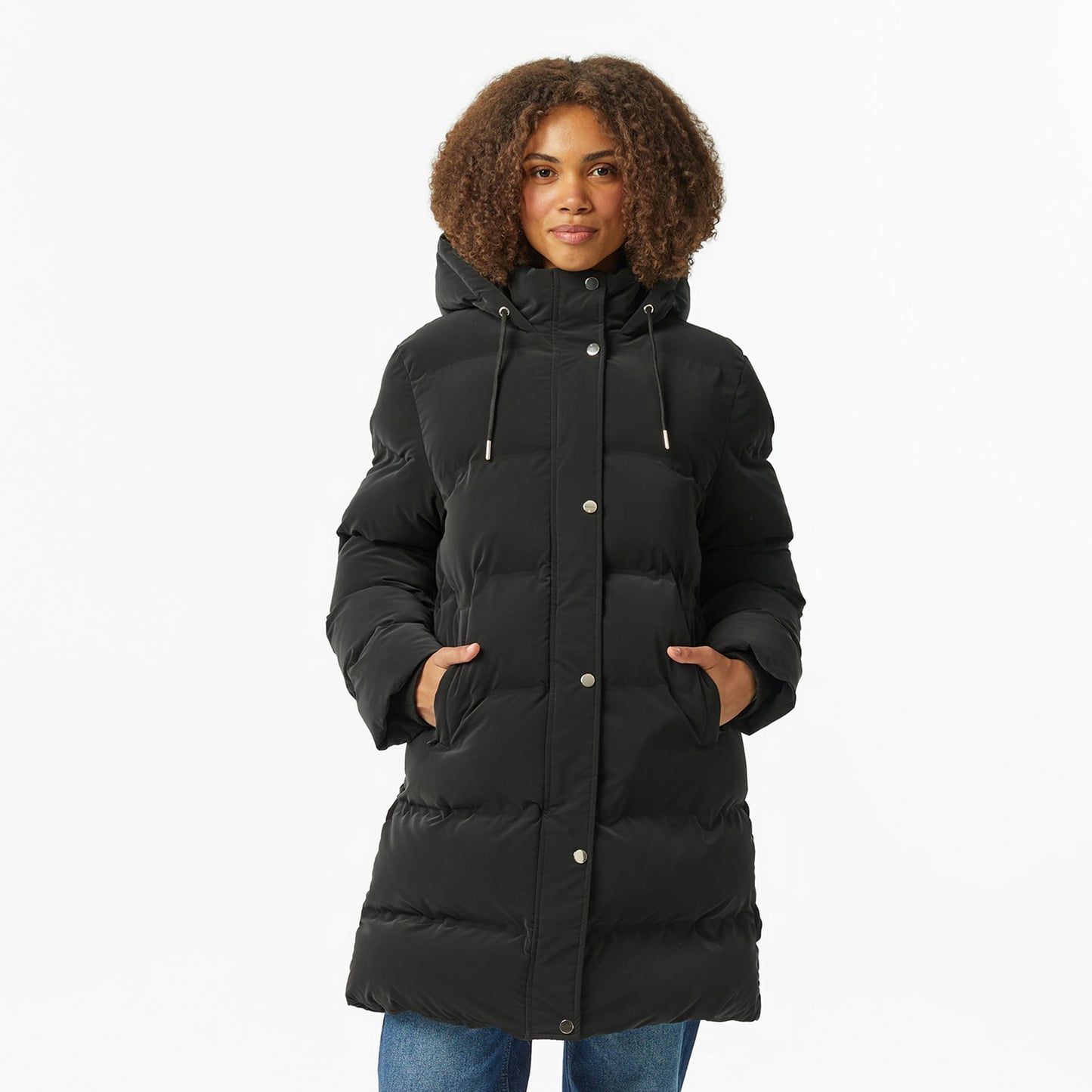 Nautica Kadın Siyah Regular Fit Mont
