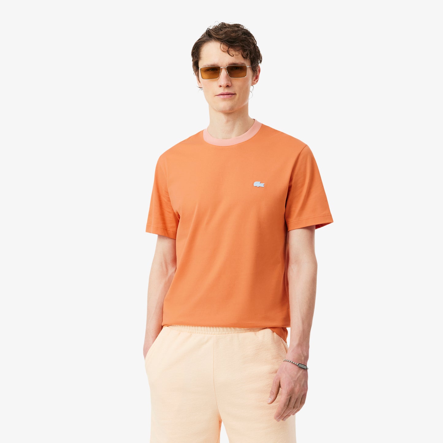 Lacoste Classic Fit Erkek Turuncu T-shirt