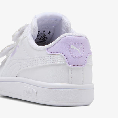 Puma Smash 3.0 Badges Çocuk Beyaz Spor Ayakkabı