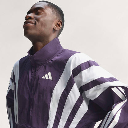Adidas Adizero Nyc Erkek Mor Koşu Rüzgarlığı