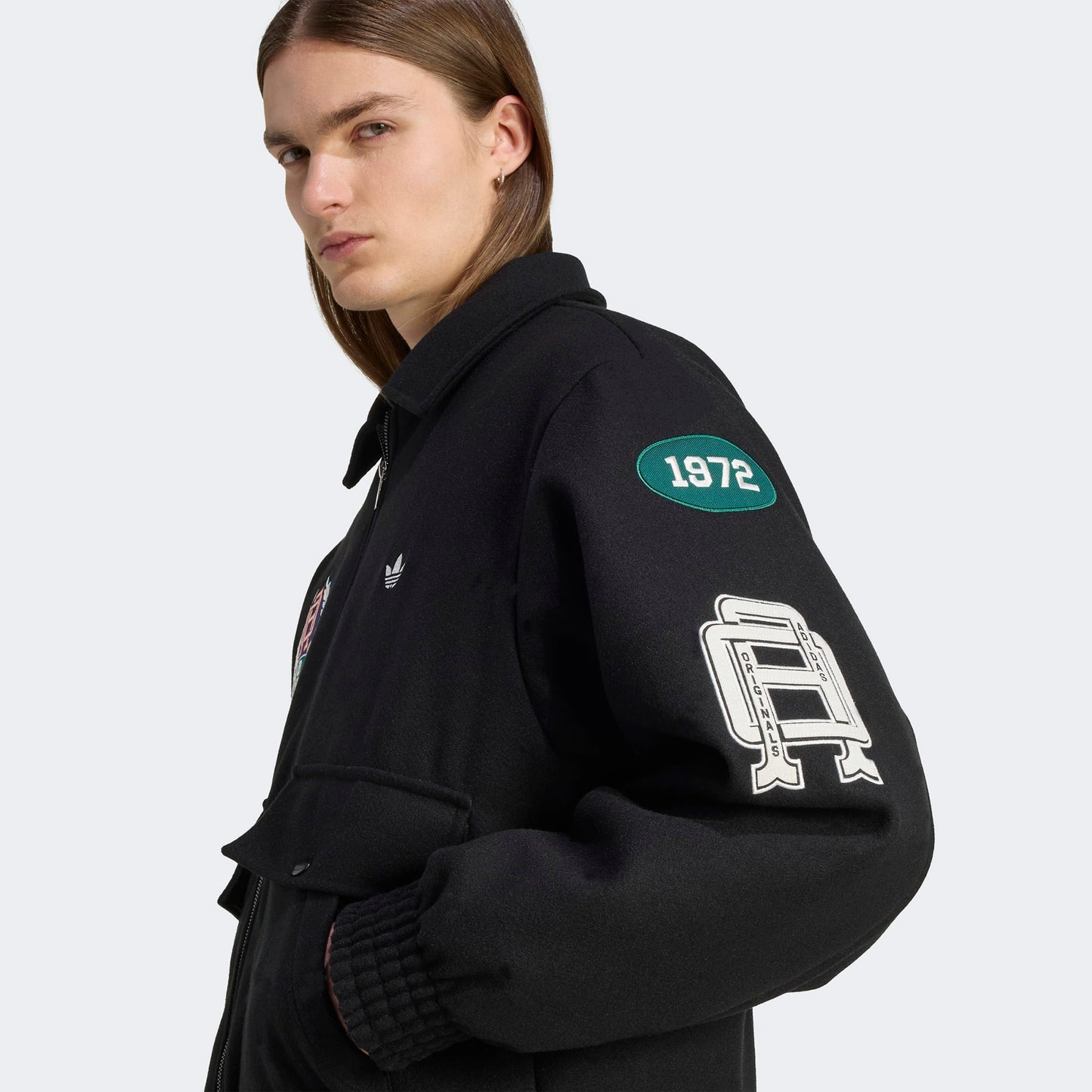 Adidas Vrct Erkek Siyah Yün Ceket