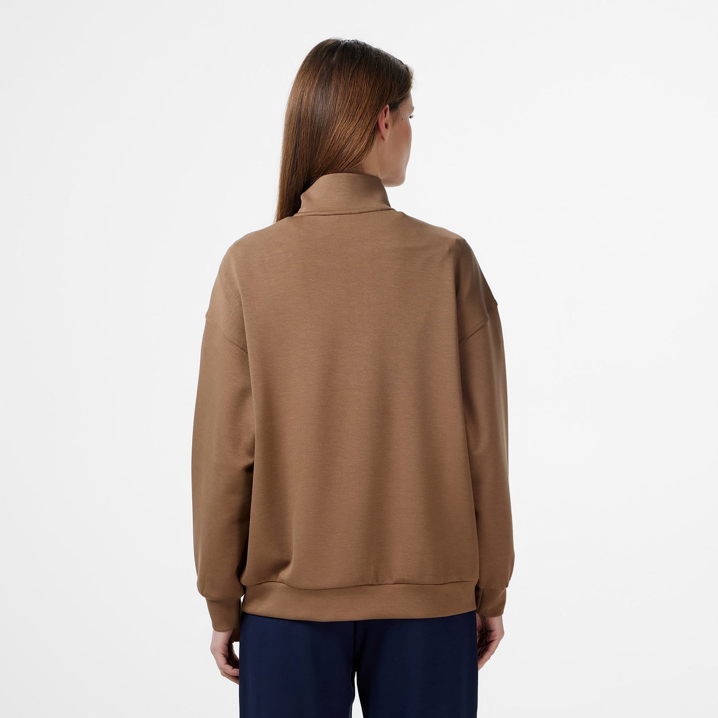 Nautica Kadın Kahverengi Regular Fit Sweatshirt