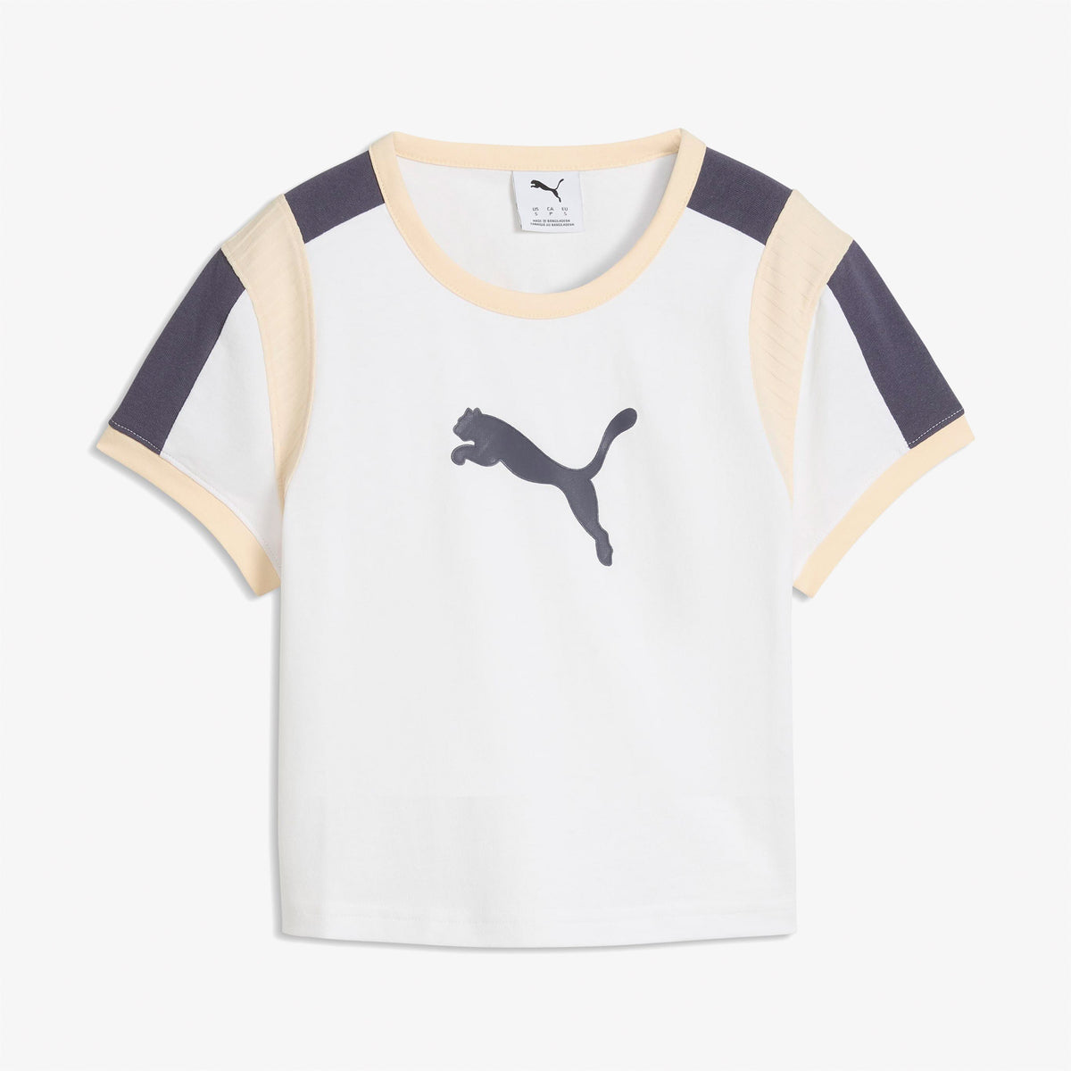 Puma Graphic Ringer Kadın Beyaz T-shirt