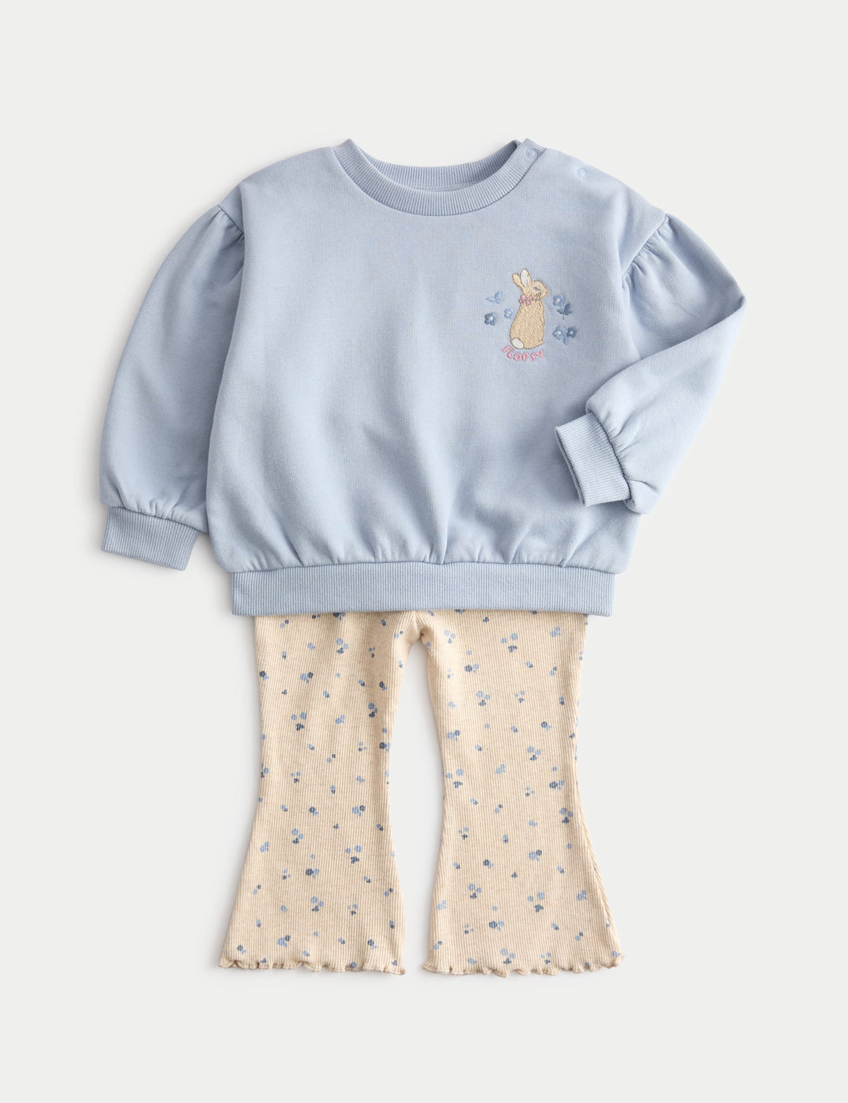 2 parça Pamuk Karışımlı Peter Rabbit:trade_mark: Takım (0-3 yaş)