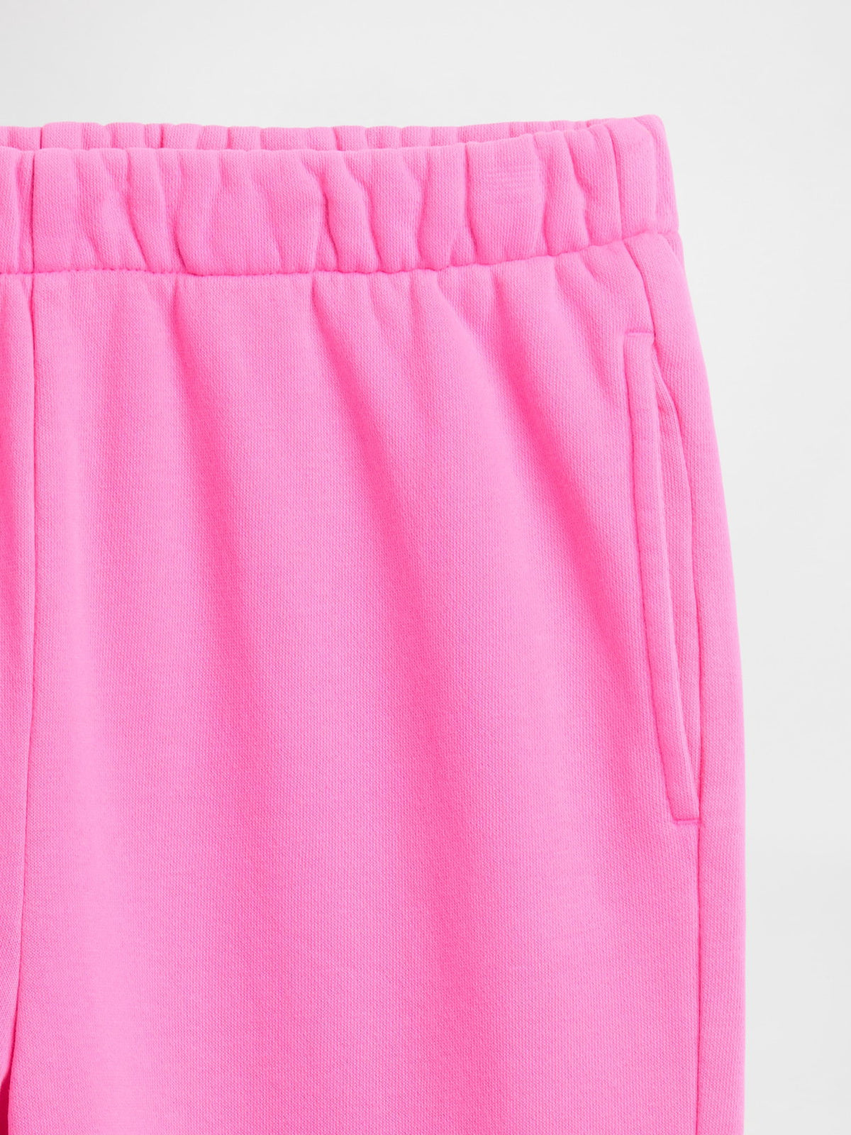 Pembe Relaxed Fleece Eşofman Altı