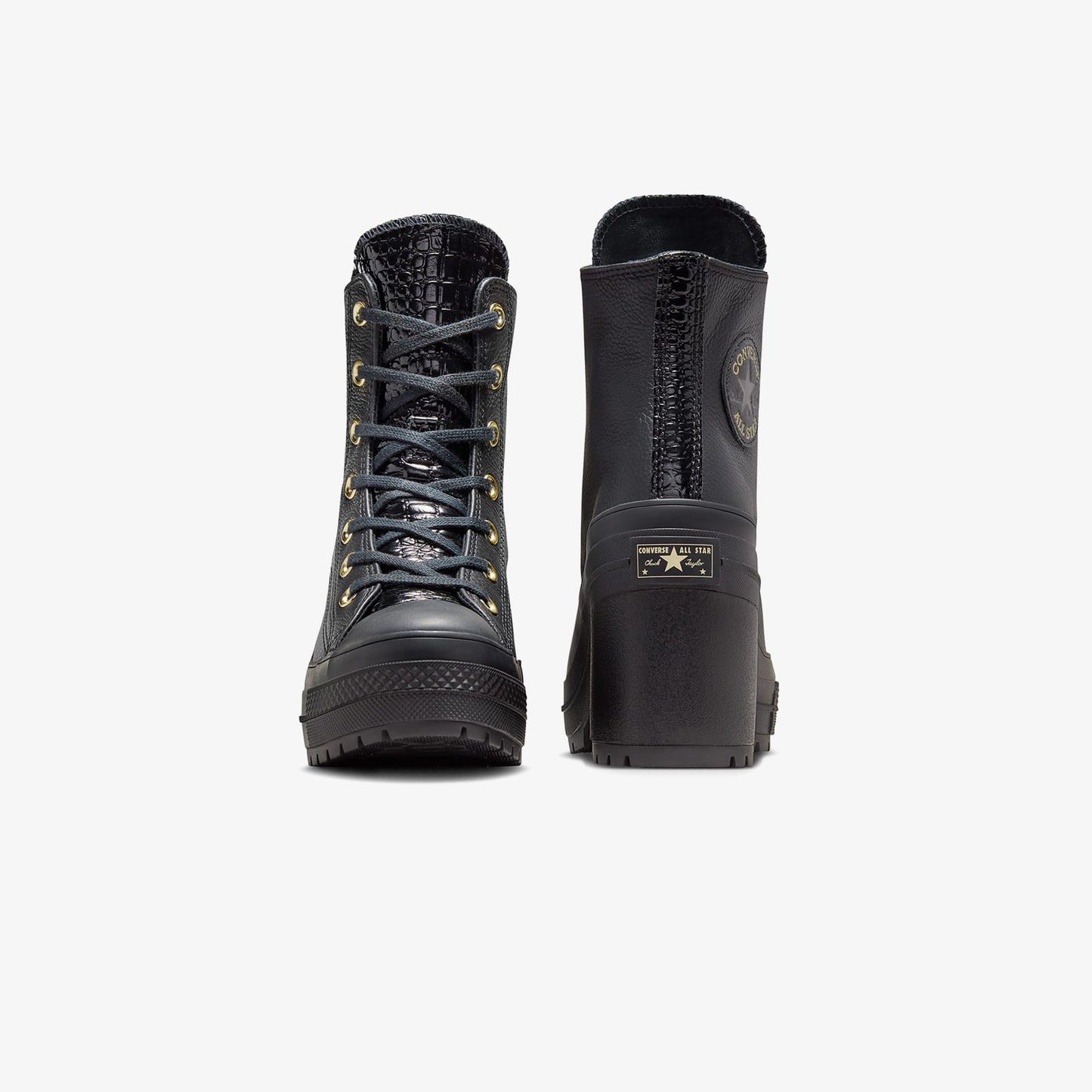 Converse Chuck 70 De Luxe Heel Unisex Kahverengi Deri Platform Sneaker