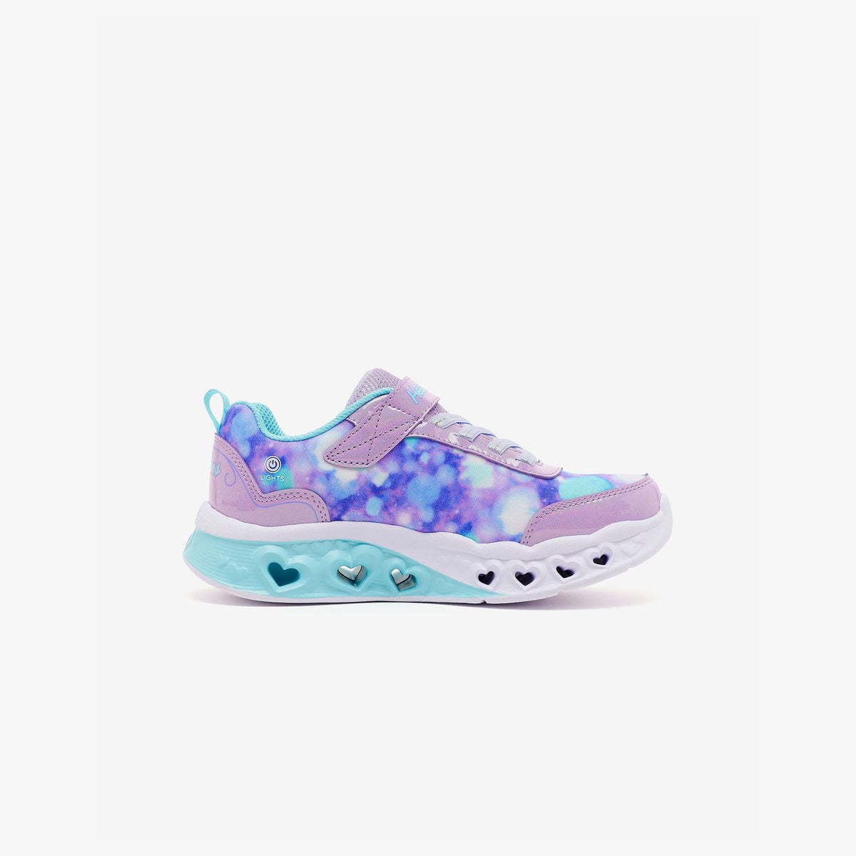 Skechers Flutter Heart Lights - Blurred Love Çocuk Mor Spor Ayakkabı