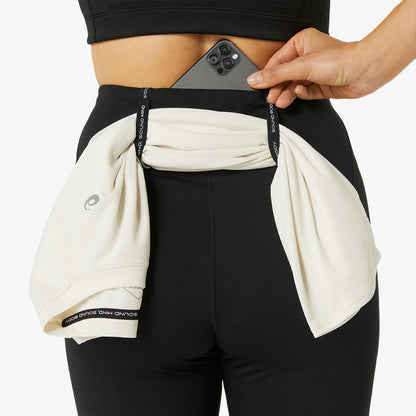 Asics Road High Waist Kadın Siyah Koşu Taytı