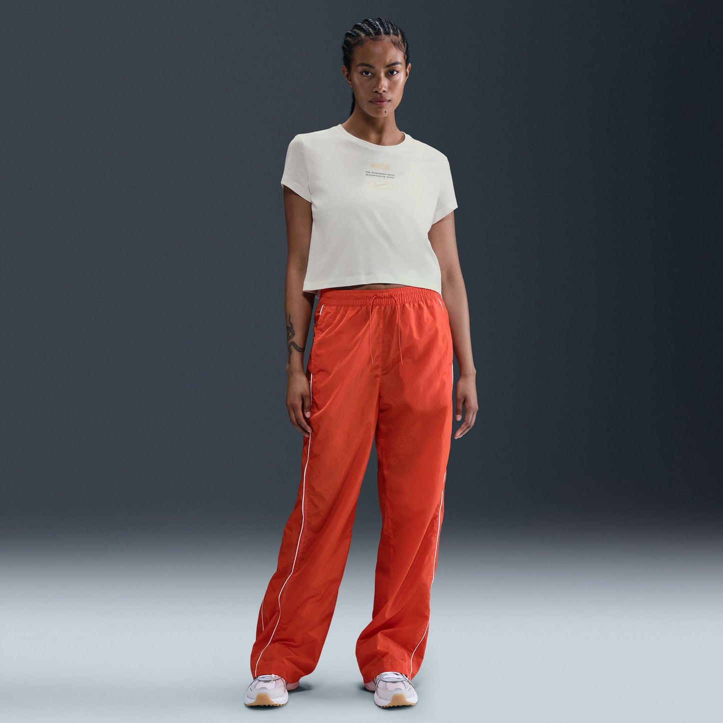 Nike Sportswear Classics Plus Kadın Beyaz T-shirt