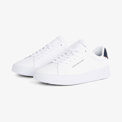 Tommy Hilfiger Court Leather Erkek Beyaz Spor Ayakkabı