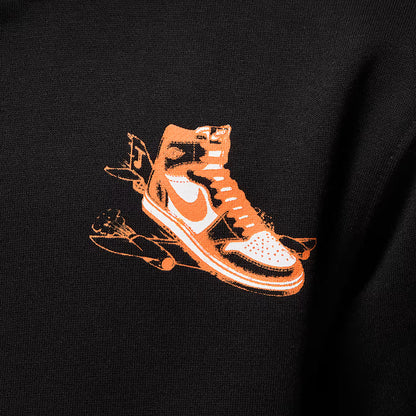 Jordan Air Has Landed Çocuk Siyah Sweatshirt