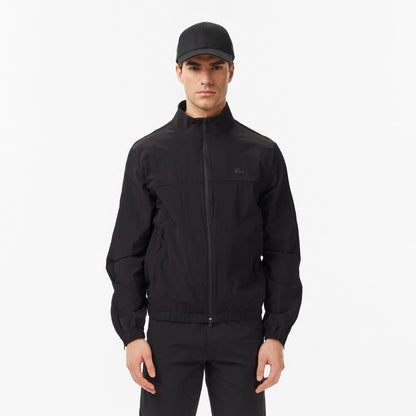 Lacoste Erkek Regular Fit Dik Yaka Siyah Mont