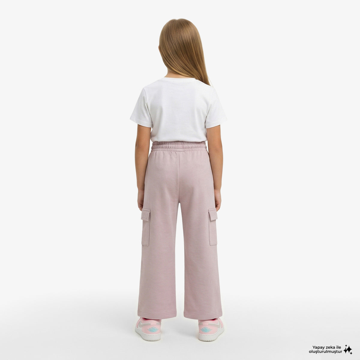 Jordan Brooklyn Cargo Çocuk Pembe Eşofman Altı