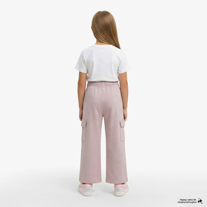 Jordan Brooklyn Cargo Çocuk Pembe Eşofman Altı