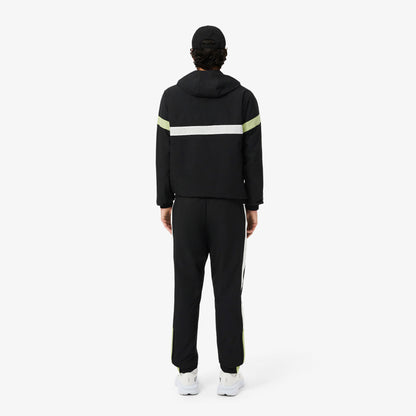 Lacoste Erkek Regular Fit Renk Bloklu Siyah Eşofman Takımı