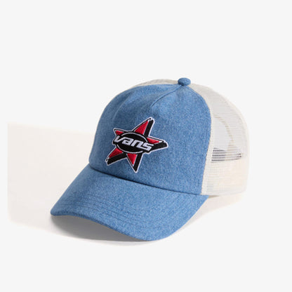 Vans Marked Jockey Trucker Unisex Mavi Şapka